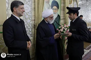 اعطای احکام خدام حرم مطهر رضوی
