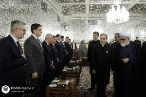 دیدار شرکت کنندگان بیست و هشتمین اجلاسیه سازمان اکو با تولیت آستان قدس رضوی-2