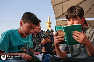 قرائت دعای عرفه در حرم مطهر رضوی-2