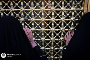 تشرف کاروان زیارتی معین الضعفا به حرم مطهر رضوی