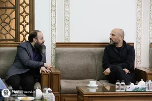 دیدار عوامل فیلم صیاد با تولیت آستان قدس رضوی