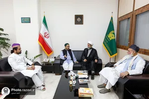 دیدار علمای اهل سنت هندوستان با معاون امور بین&zwnj;الملل آستان قدس رضوی