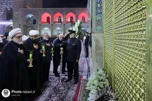 مراسم شام غریبان امام رضا علیه&zwnj;السلام در حرم مطهر رضوی