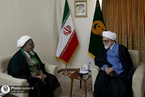 دیدار تولیت آستان قدس رضوی با شیخ ابراهیم زکزاکی