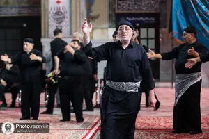 عزاداری هیئت&zwnj;های آذری زبان در حسینیه حرم