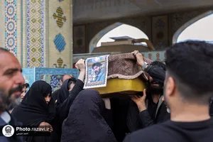 تشییع پاکبان خدوم مشهدی در حرم مطهر رضوی