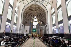 جلسه سنتی قرآن کریم در مسجد گوهرشاد