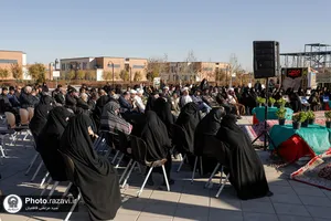 مراسم گرامیداشت هفتمین روز تدفین شهید گمنام زائر شهر رضوی
