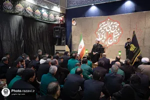 مجلس روضه فاطمیه در حرم مطهر رضوی-1