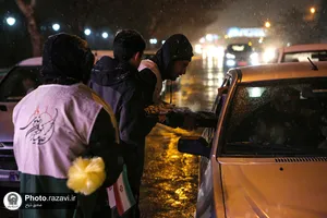 جشن پیروزی انقلاب اسلامی در ایستگاه انقلاب دانش&zwnj;آموزان مدارس امام رضا(علیه&zwnj;السلام)