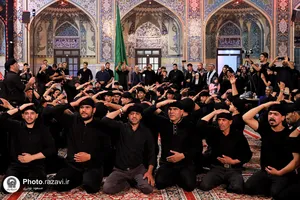 عزاداری سنتی شب دوم محرم در &laquo;حسینیه حرم&raquo;