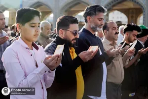اقامه نماز عید سعید فطر در حرم مطهر رضوی - 2