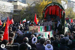 تشییع پیکر شهدای گمنام در مشهد