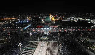 برگزاری آیین سنتی خطبه‌خوانی در شب شهادت حضرت رضا (ع) در حرم مطهر