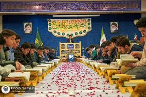 محفل انس با قرآن کریم در دبیرستان امام رضا علیه&zwnj;السلام