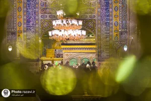 حال و هوای حرم مطهر رضوی در شب شهادت حضرت زهرا(س)
