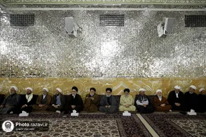دیدار اعضاء مجمع خطبای حوزه علمیه خراسان با تولیت آستان قدس رضوی