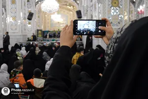 تشرف کودکان سندروم دان به حرم مطهر رضوی