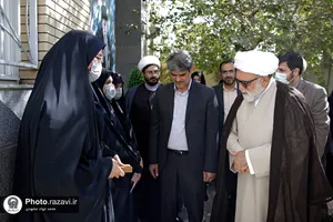 حضور تولیت آستان قدس رضوی در جمع دانش آموزان دبیرستان دخترانه امام رضا(علیه&zwnj;السلام)