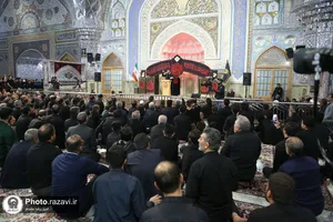 اجتماع عزاداران آذری زبان در رواق امام خمینی (ره)