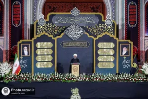 آیین خطبه&zwnj;خوانی شب عاشورای حسینی در حرم مطهر رضوی -2
