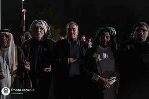 استقبال از شیوخ عشایر خوزستان در فرودگاه شهید هاشمی&zwnj;نژاد مشهد
