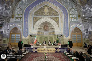 ترتیل خوانی قرآن کریم در حرم مطهر رضوی