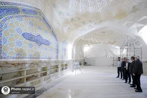 بازدید معاون فرهنگی اجتماعی معاون اول رئیس جمهور از فعالیت&zwnj;های عمرانی حرم مطهر رضوی
