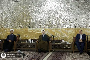 دیدار مدیران جمعیت هلال احمر کشور با تولیت آستان قدس رضوی