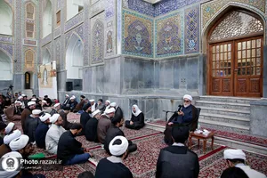 حضور تولیت آستان قدس رضوی در مدرسه دارالعلم