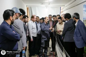 بازدید کارکنان حرم مطهر از شرکت فرش آستان قدس رضوی