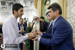 دیدار دانش&zwnj;آموزان مدارس امام رضا علیه&zwnj;السلام با تولیت آستان قدس رضوی