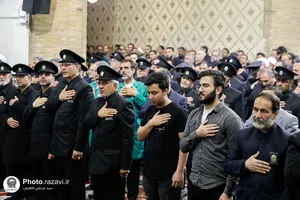 عزاداری روز شهادت امام صادق علیه&zwnj;السلام در حرم مطهر رضوی