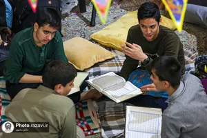 اعتکاف دانش&zwnj;آموزان پسر مدارس امام رضا(علیه&zwnj;السلام)