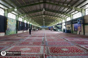 راه&zwnj;اندازی موکب کفشداران حرم مطهر رضوی در ملک آباد