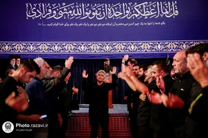 عزاداری شام اربعین حسینی در حرم مطهر رضوی