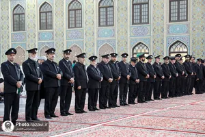 آیین تعویض پرچم گنبد و پوش ضریح مطهر حضرت رضا علیه&zwnj;السلام به مناسبت حلول ماه ربیع&zwnj;الاول