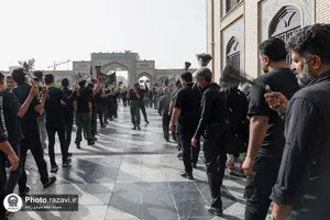 عزاداری روز شهادت امام رضا علیه&zwnj;السلام در حرم مطهر رضوی-2