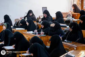 اعتکاف علمی طلاب در مدرسه تابستانی دارالعلم حرم مطهر رضوی-۲