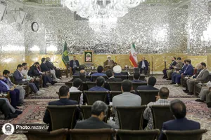 دیدار رئیس رسانه ملی، شهردار تهران و معاونین فرهنگی و اجتماعی شهرداری&zwnj;های کلانشهرهای کشور با تولیت آستان قدس رضوی