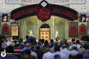 مراسم عزاداری شهادت امام عسکری در حرم مطهر رضوی