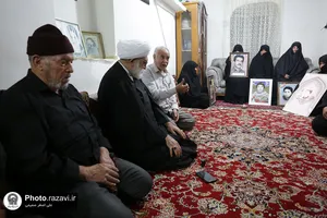 عزاداری شب تاسوعای حسینی با حضور تولیت آستان قدس رضوی