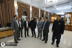 تشرف وزیر فرهنگ ترکمنستان به حرم مطهر رضوی