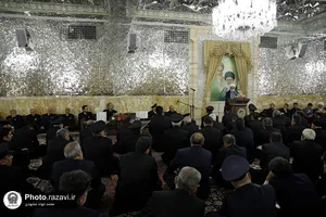 مراسم اعطای احکام خدام حرم مطهر رضوی