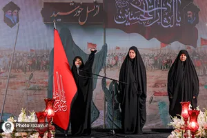 سوگواری زنان محله نوغان در سالروز شهادت امام هشتم علیه&zwnj;السلام
