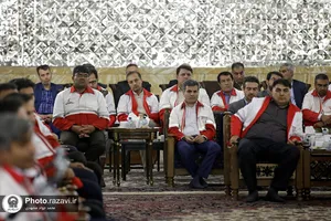 دیدار مدیران جمعیت هلال احمر کشور با تولیت آستان قدس رضوی