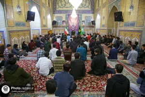 مراسم هیئت میثاق با ولایت دانشگاه رضوی