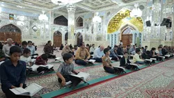 کرسی تلاوت رضوی با حضور فعالان قرآنی شهرستان عشق‌آباد برگزار شد