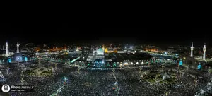 مراسم احیاء شب بیست و یکم ماه رمضان در حرم مطهر رضوی - 1