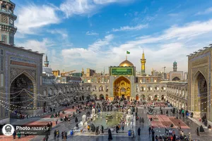 آماده سازی حرم مطهر رضوی در آستانه ولادت امیرالمومنین علیه&zwnj;السلام